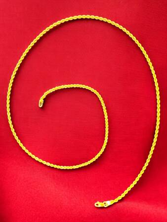 Altın Halat Zincir Kolye - 