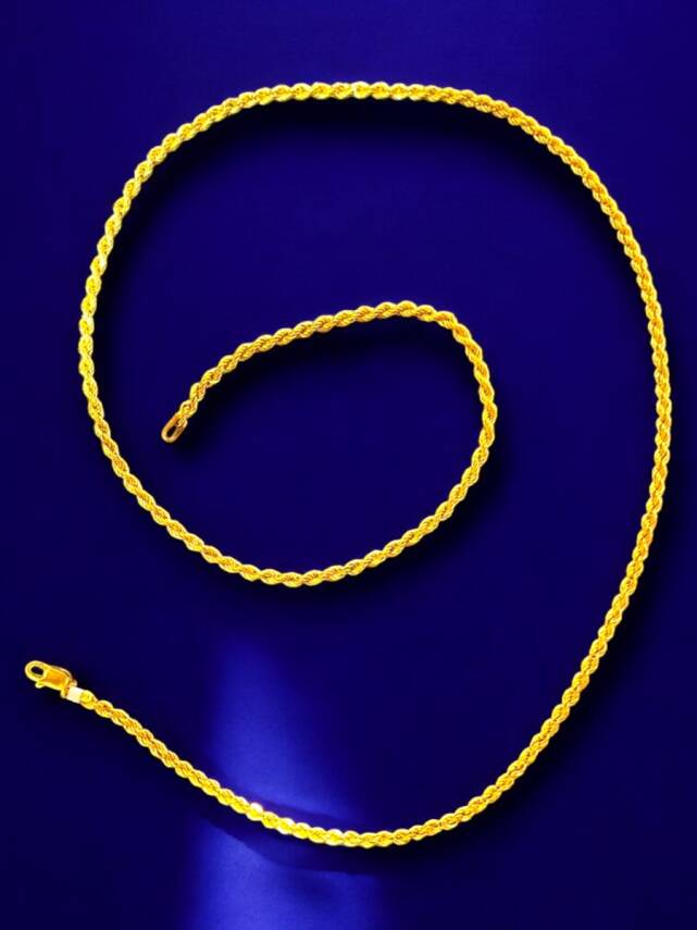 Altın Halat Zincir Kolye - 10