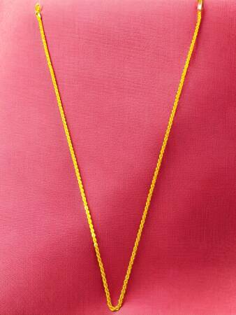 Altın Halat Zincir Kolye - 9