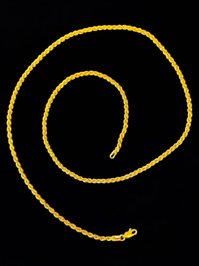 Altın Halat Zincir Kolye - 8