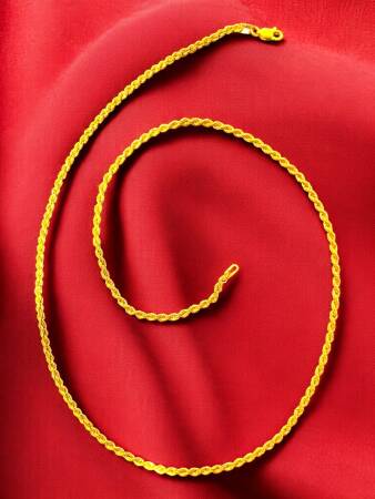 Altın Halat Zincir Kolye - 11