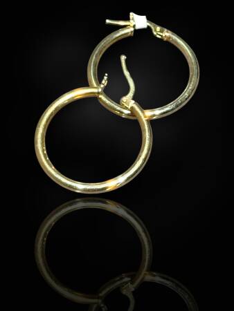 Altın Halka Küpe - 2