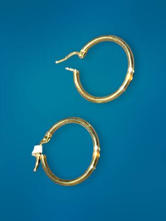 Altın Halka Küpe - 1