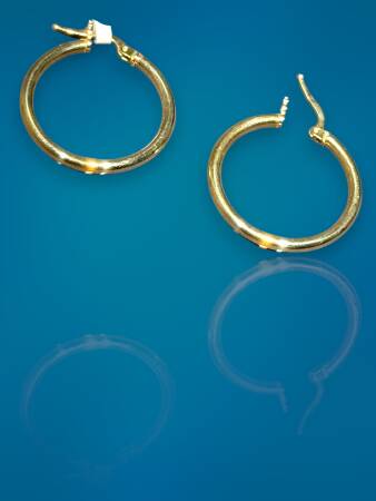 Altın Halka Küpe - 3