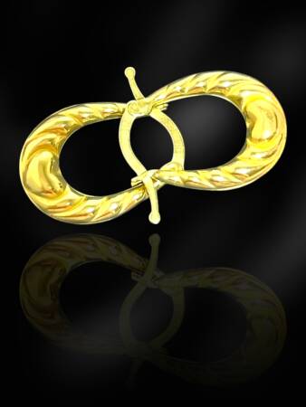 Kalpli Altın Halka Küpe - 3