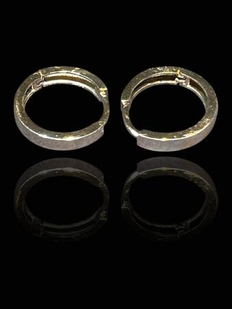 Altın Mini Halka Küpe - 3