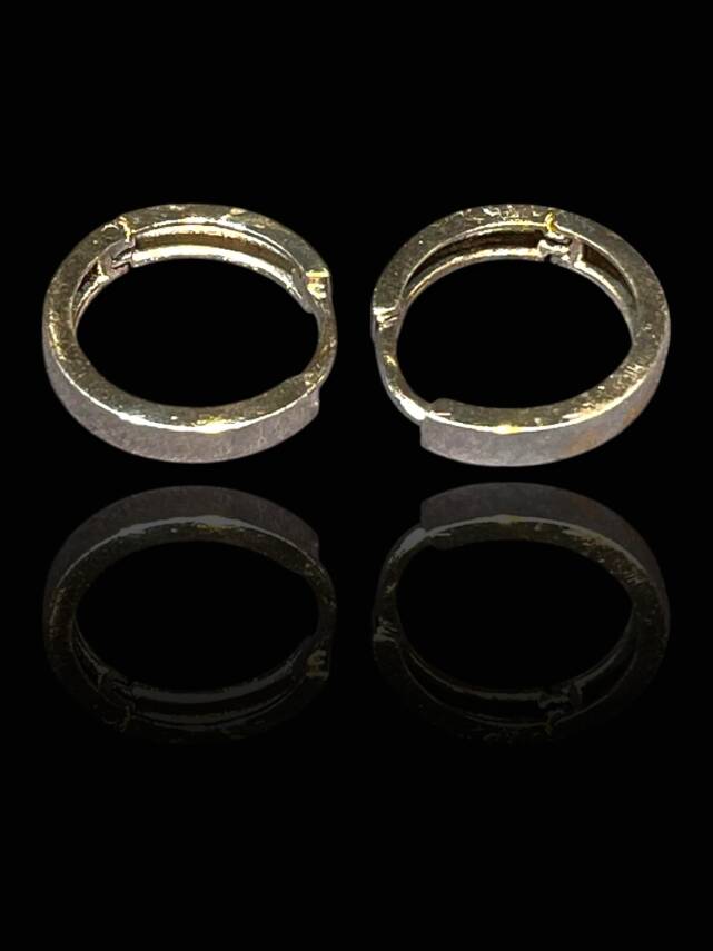 Altın Mini Halka Küpe - 3