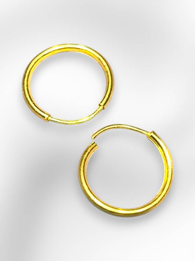 Altın Halka Küpe - 3