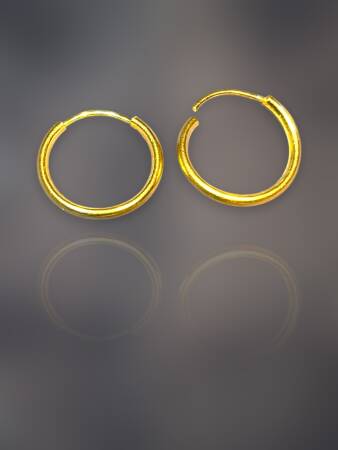 Altın Halka Küpe - 