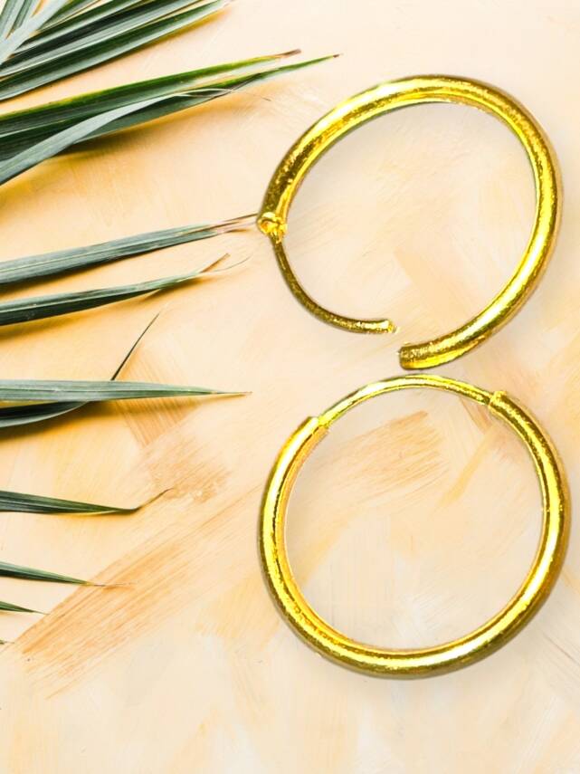 Altın Halka Küpe - 2