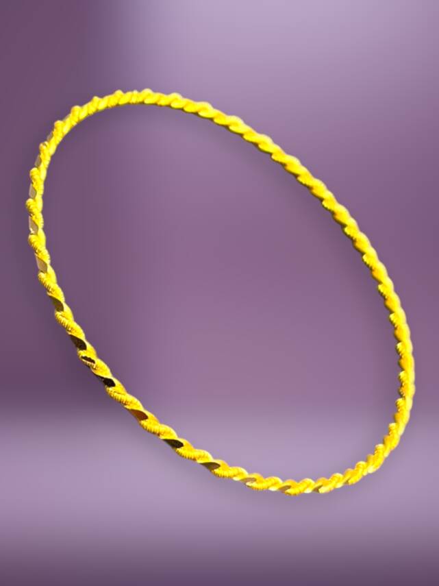 Altın İkili Burma Bilezik - 4