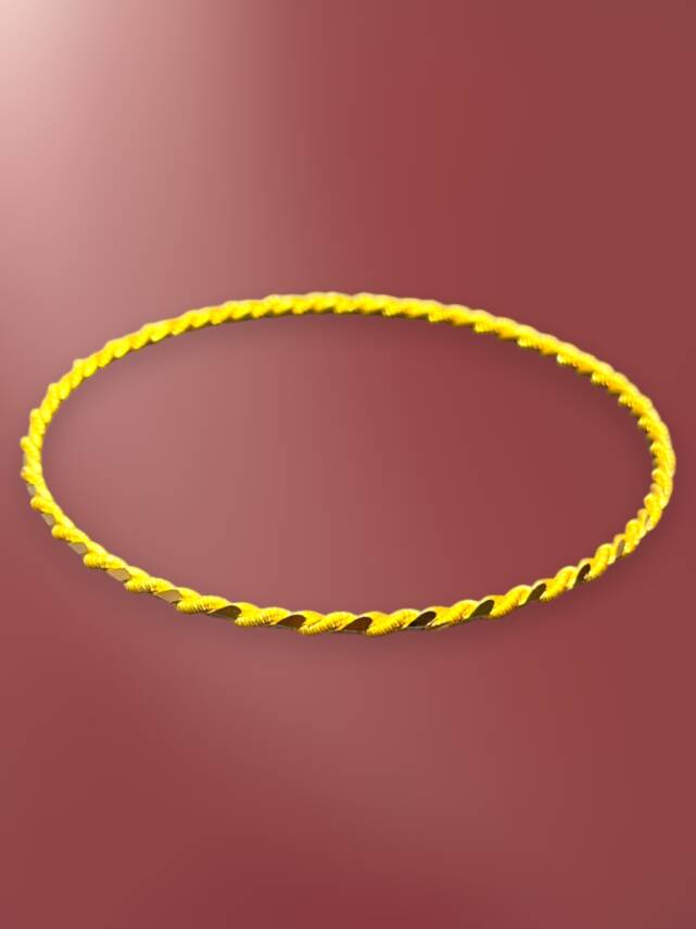 Altın İkili Burma Bilezik - 4