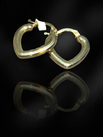 Kalpli Altın Küpe - 