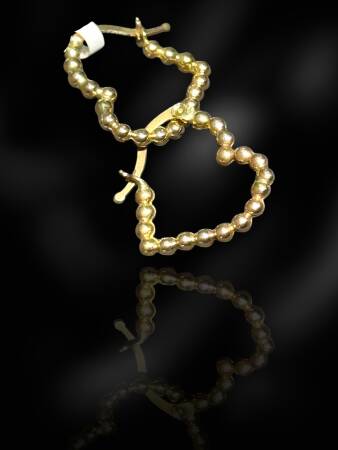 Kalpli Altın Küpe - 