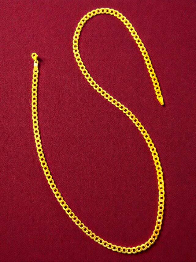 Altın Küba Zincir Kolye - 3