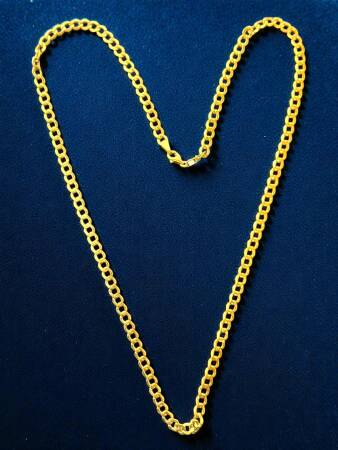 Altın Küba Zincir Kolye - 2