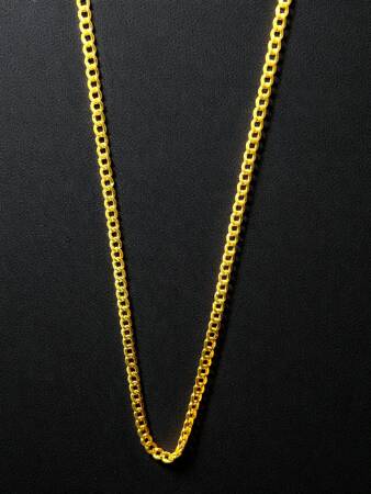 Altın Küba Zincir Kolye - 