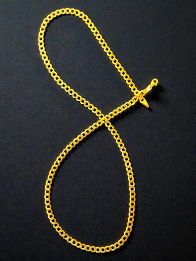 Altın Küba Zincir Kolye - 8