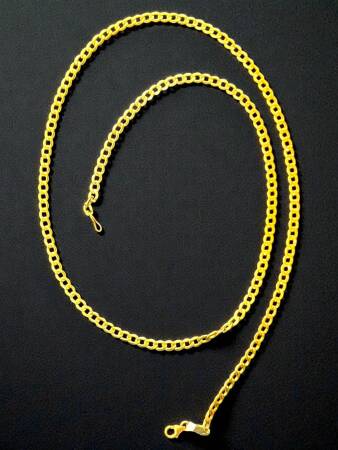 Altın Küba Zincir Kolye - 7