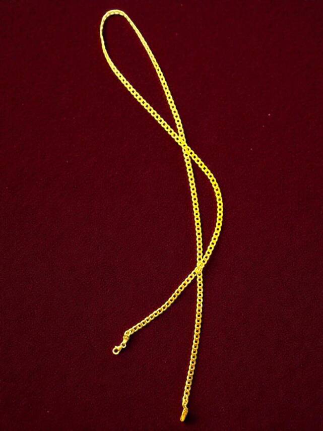 Altın Küba Zincir Kolye - 6