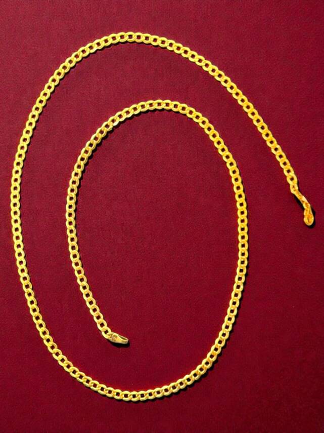 Altın Küba Zincir Kolye - 3