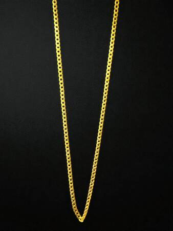 Altın Küba Zincir Kolye - 