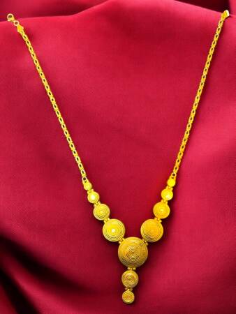 Parmak İzi Altın Kolye - 3