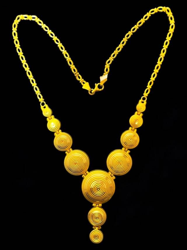 Parmak İzi Altın Kolye - 2