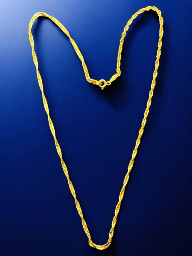 Altın Singapur Zincir Kolye - 2