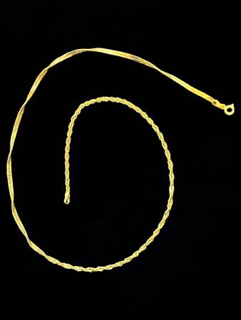 Altın Singapur Zincir Kolye - 4