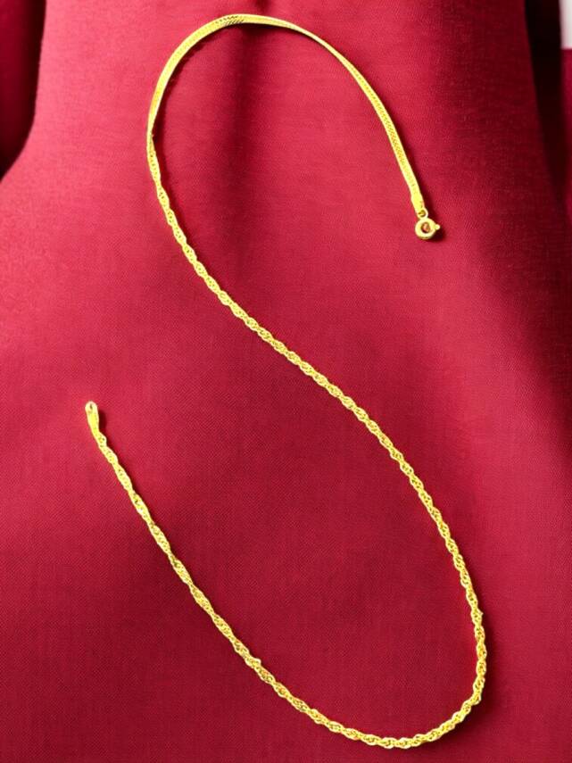 Altın Singapur Zincir Kolye - 3