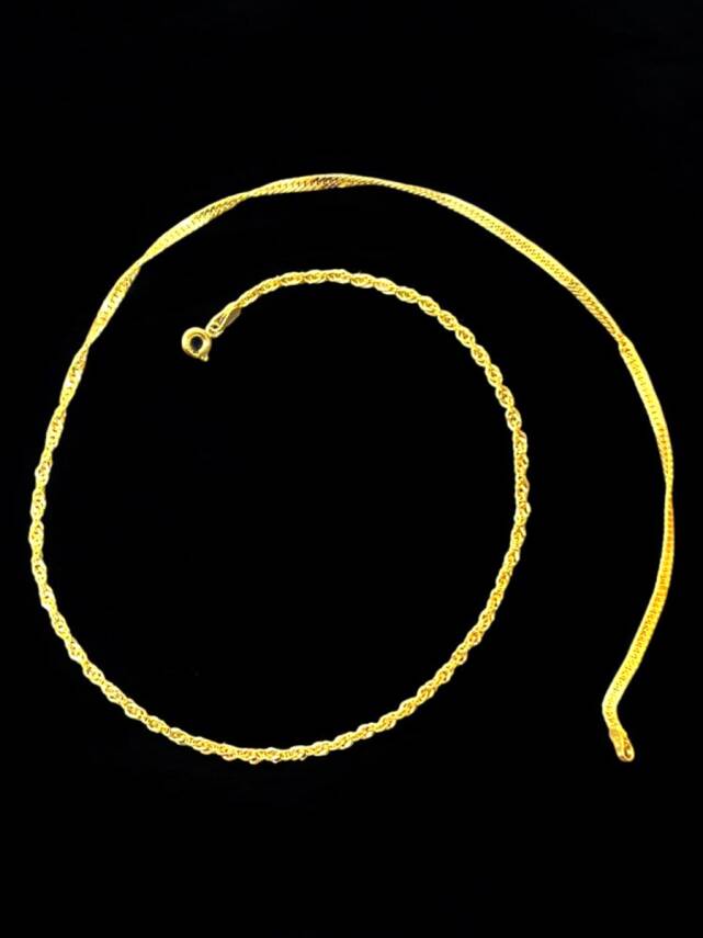 Altın Singapur Zincir Kolye - 7