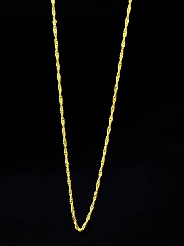 Altın Singapur Zincir Kolye - 1