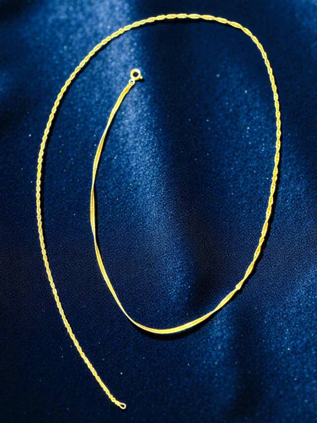 Altın Singapur Zincir Kolye - 2