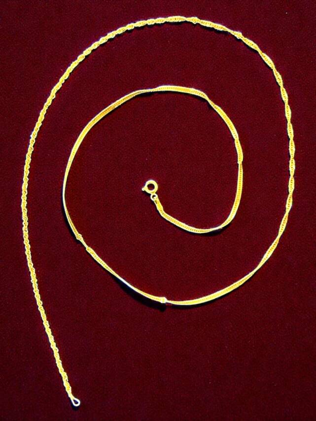 Altın Singapur Zincir Kolye - 2