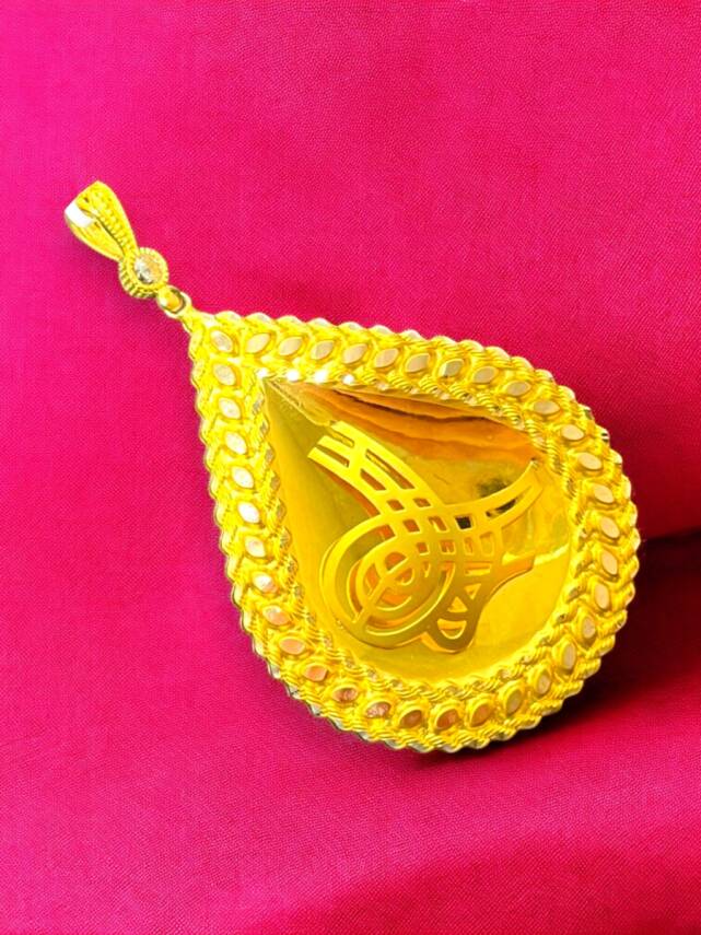 Tuğra Altın Kolye Ucu - 3