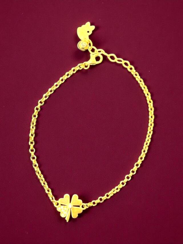 Altın Yonca Bileklik - 2