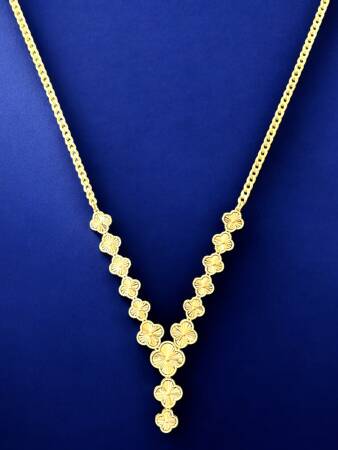 Altın Yonca Kolye - 6