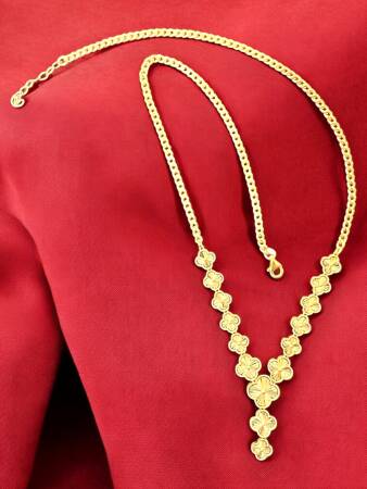 Altın Yonca Kolye - 5