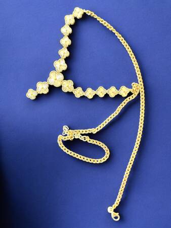 Altın Yonca Kolye - 3