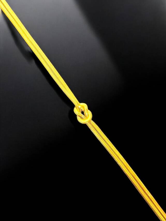 Aşk Düğümü Balıksırtı Altın Takı Seti - 2