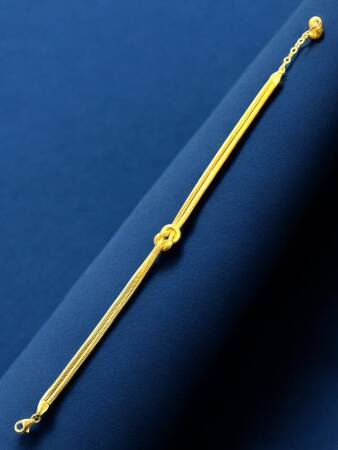 Aşk Düğümü Balıksırtı Altın Takı Seti - 6