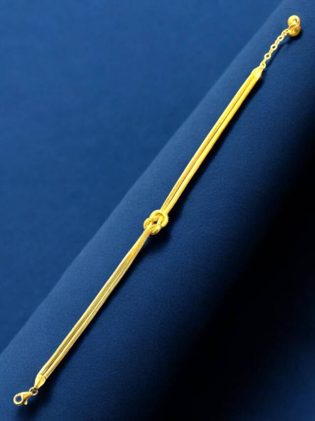 Aşk Düğümü Balıksırtı Altın Takı Seti - 6