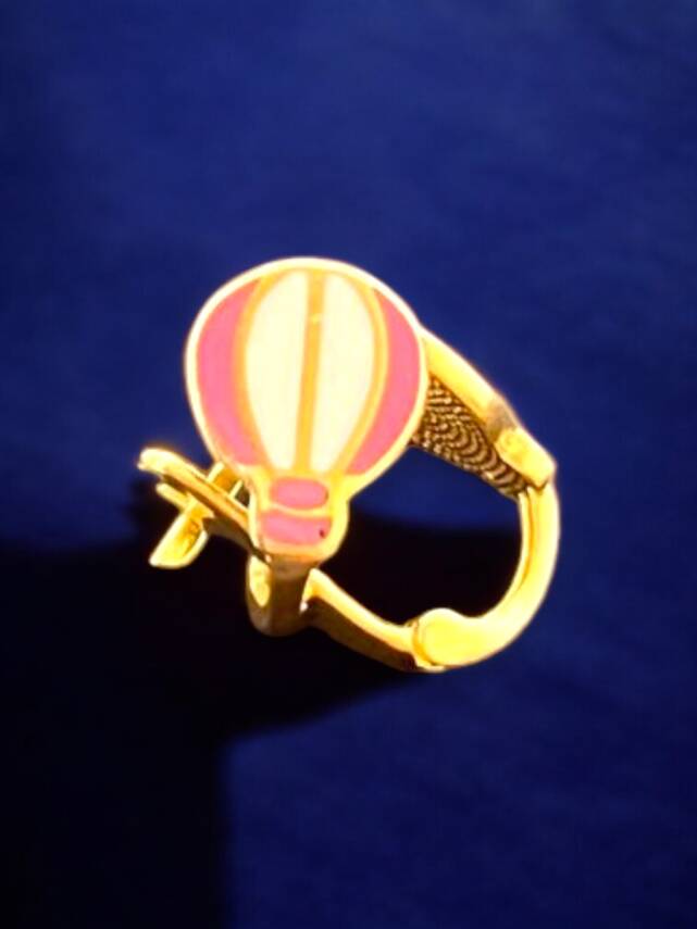 Balon Model Altın Çocuk Küpe - 1