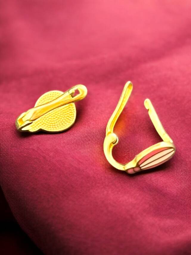 Balon Model Altın Çocuk Küpe - 3