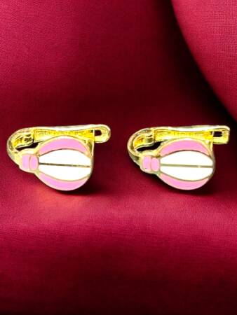 Balon Model Altın Çocuk Küpe - 8