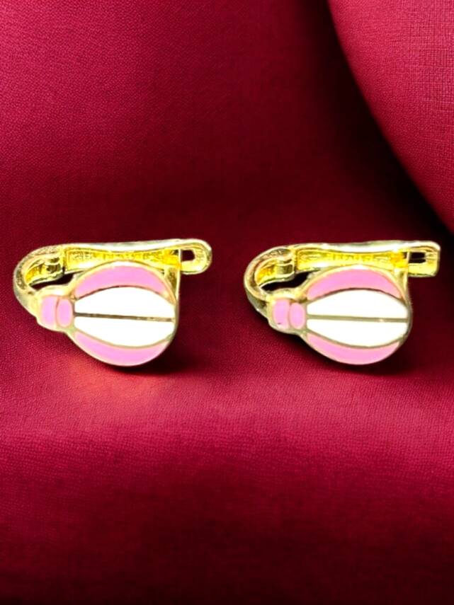 Balon Model Altın Çocuk Küpe - 8