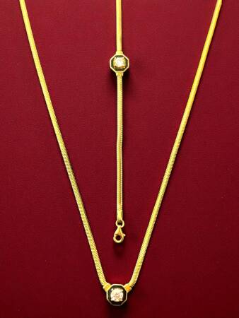 Çağla Model Balıksırtı Altın Set - 8