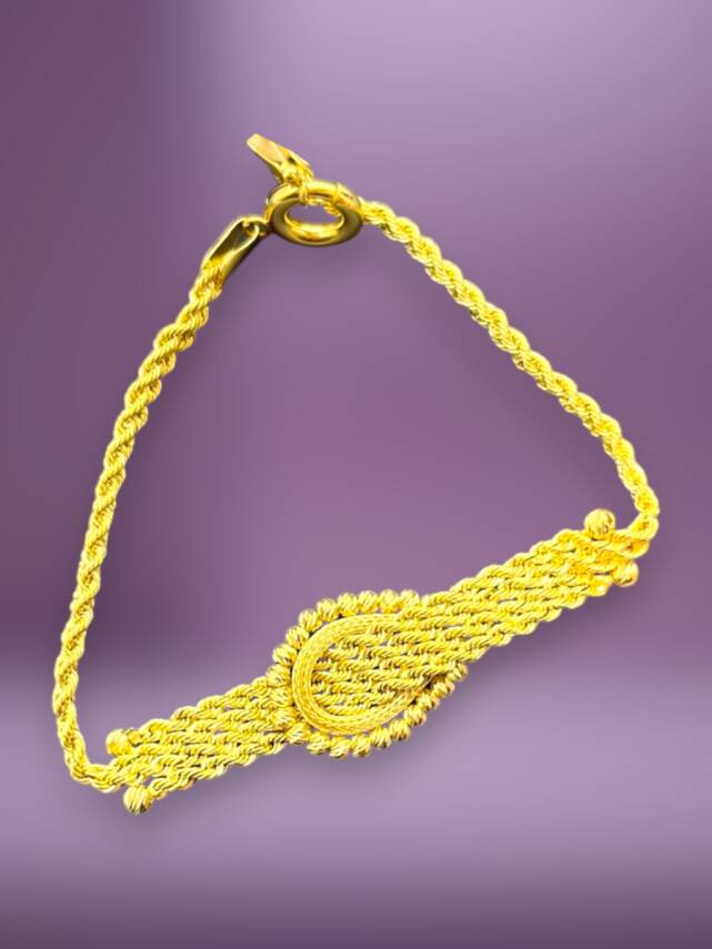 Dorikalı Halat Model Altın Takı Seti - 5