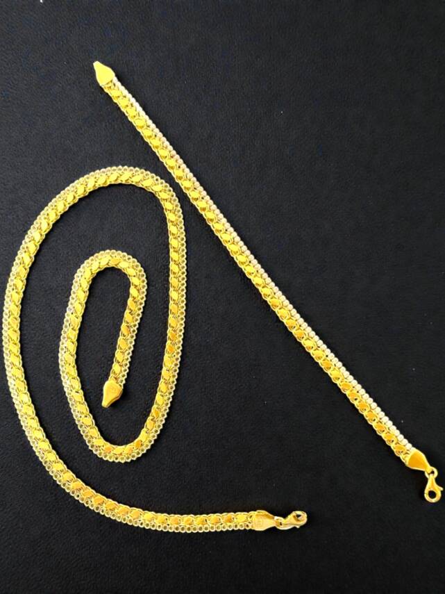 Halep Model Taşlı Altın Set - 9